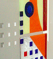 Bauhaus Motiv - Fusingglas